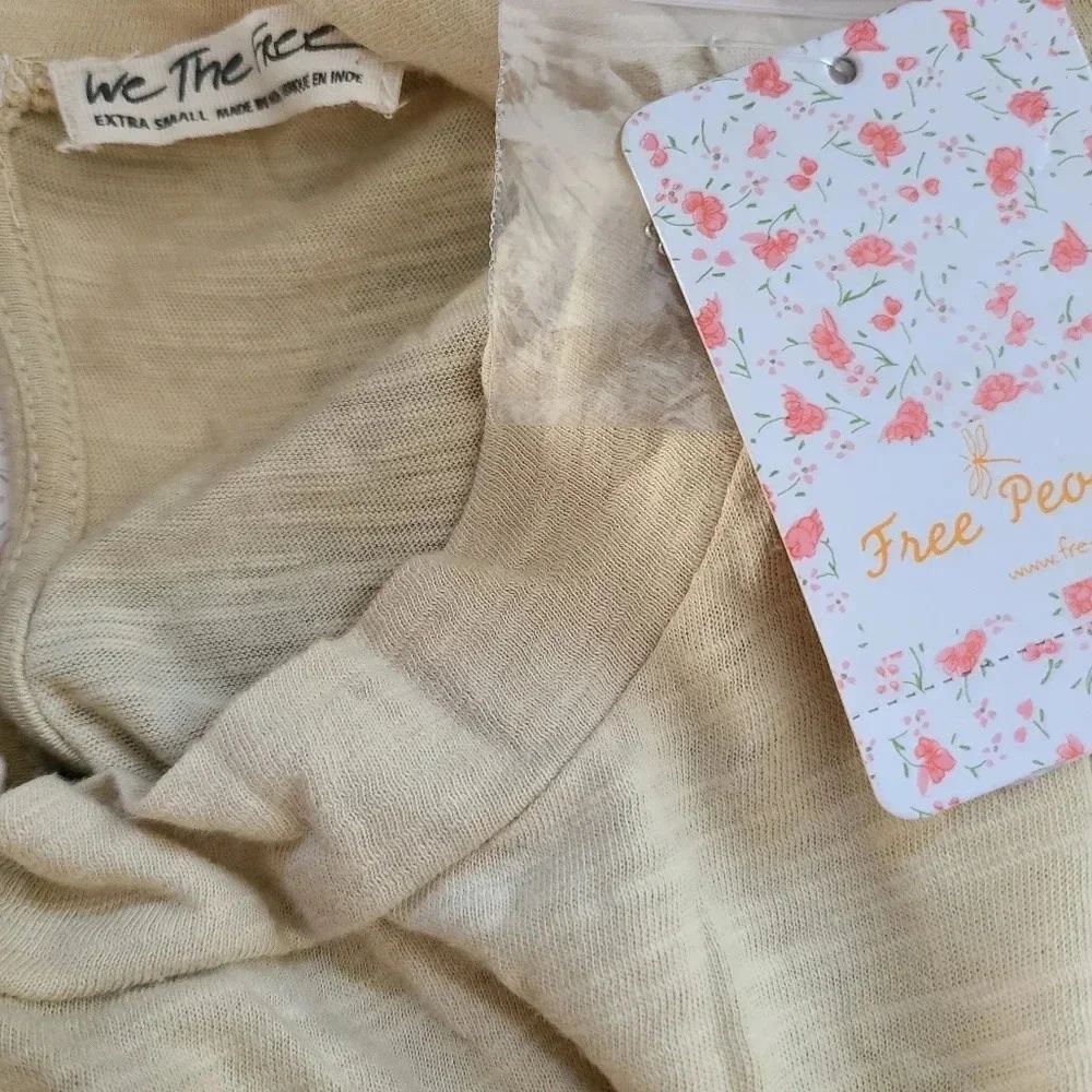 NWT Free People Hooked On You Cuff Top XS